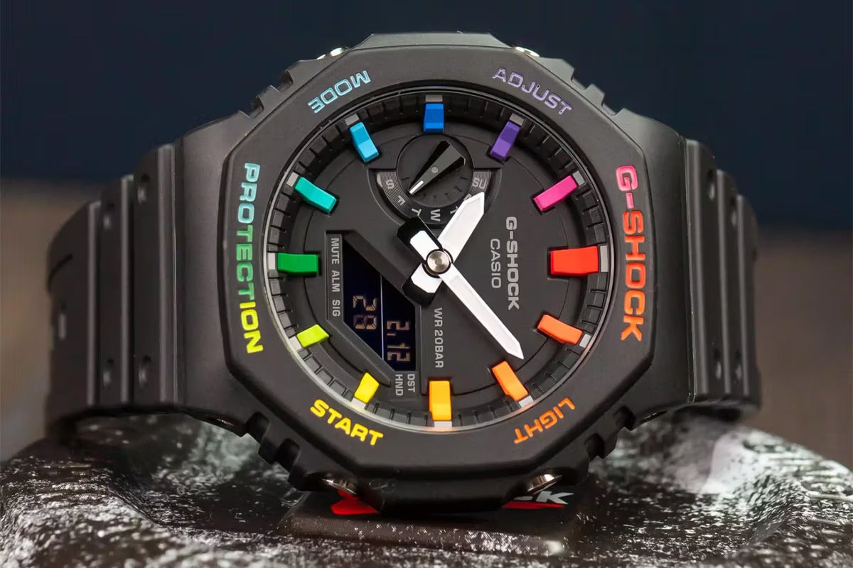 Casio G-Shock | Black Rainbow | Custom CasiOak