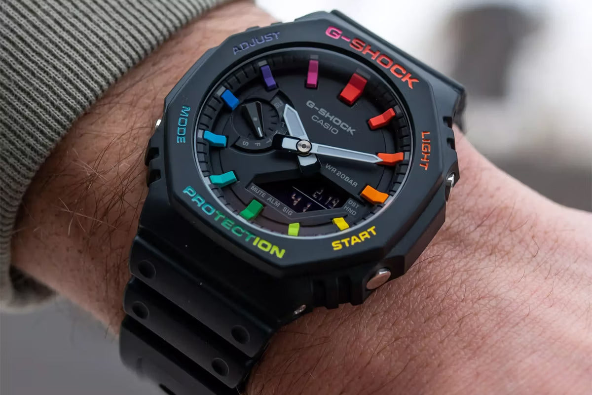 Casio G-Shock | Black Rainbow | Custom CasiOak