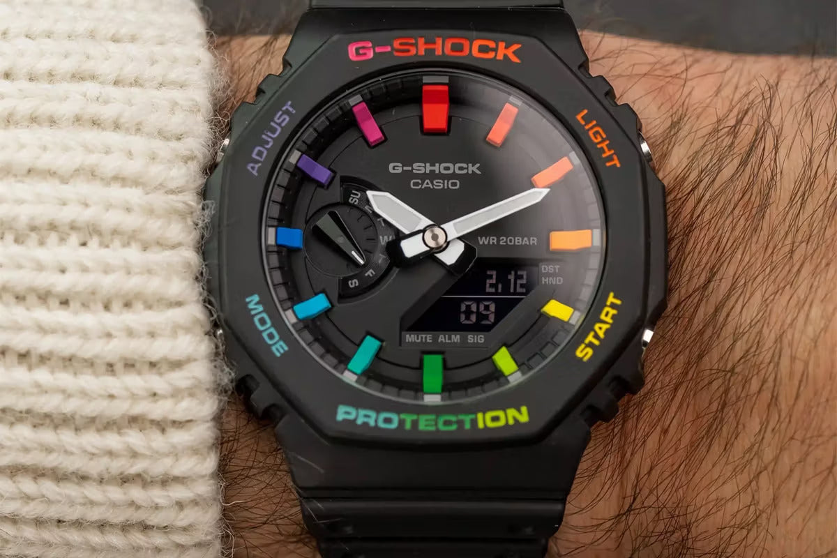 Casio G-Shock | Black Rainbow | Custom CasiOak