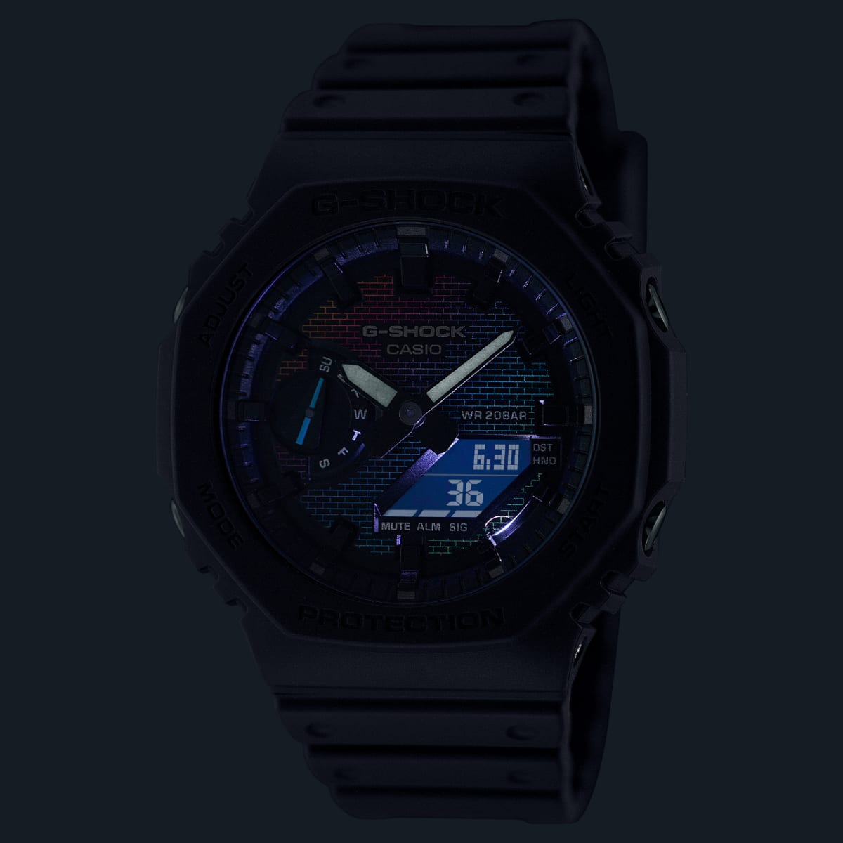 G-SHOCK ANALOG-DIGITAL RAINBOW WATCH