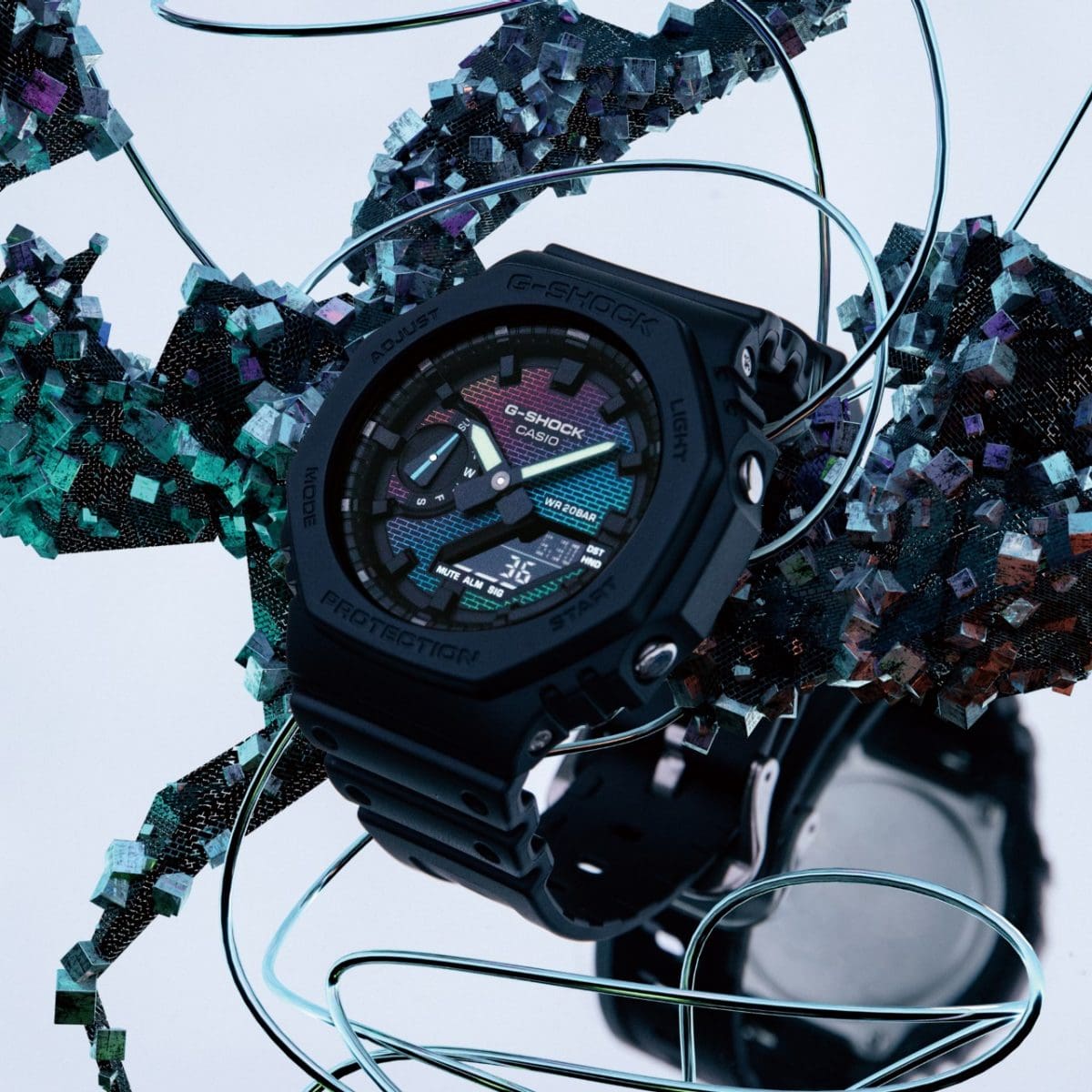 G-SHOCK ANALOG-DIGITAL RAINBOW WATCH