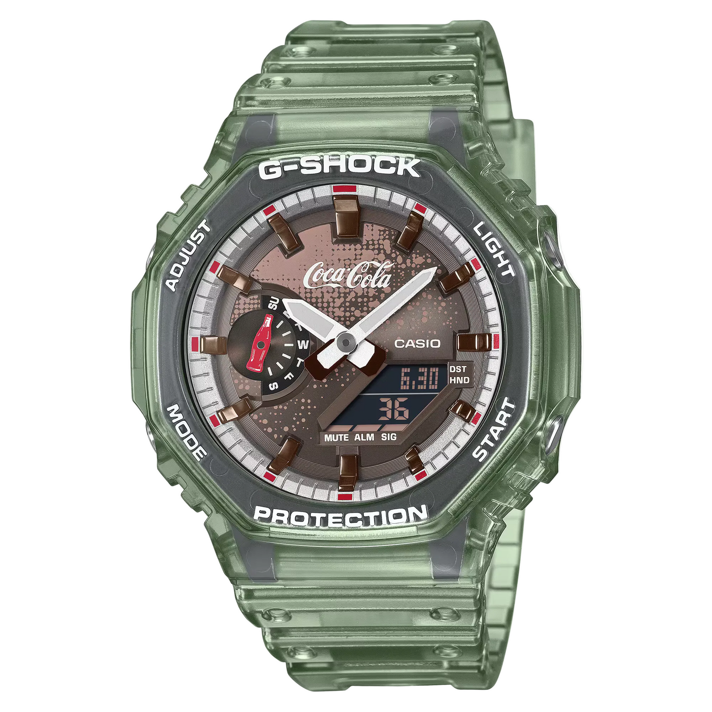 Casio G-Shock | GA‑2100CC‑3A | Coca‑Cola Green Edition