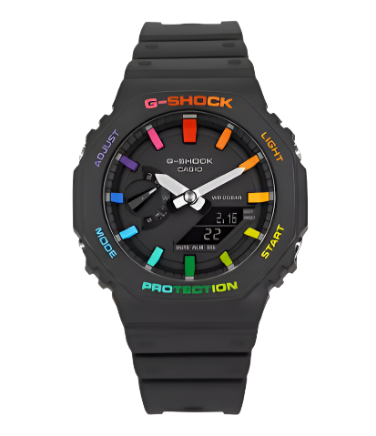 Casio G-Shock | Black Rainbow | Custom CasiOak