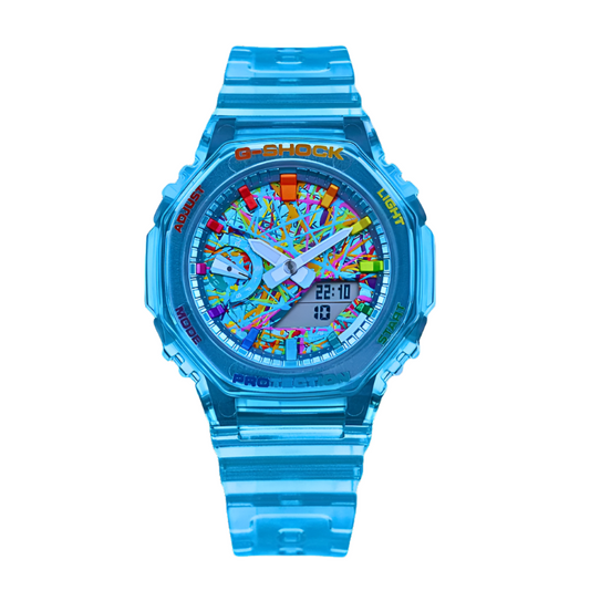 Casio G-Shock | Azure Swirl | Custom CasiOak