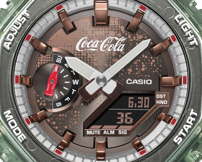 Casio G‑Shock GA‑2100CC‑3A Watch Coca‑Cola Bottle Green Edition