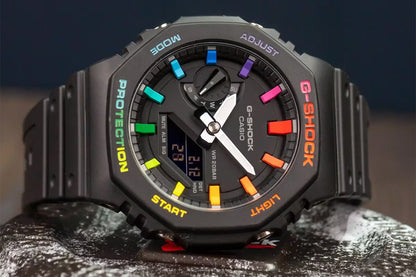 Casio G-Shock | Black Rainbow | Custom CasiOak