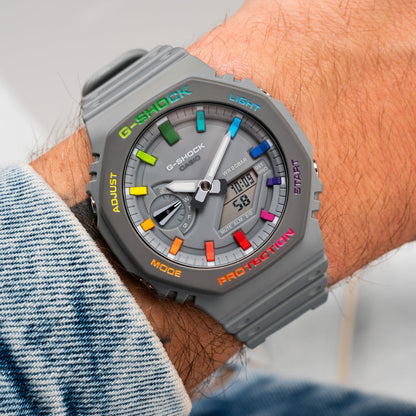 G-Shock CasiOak Grey Rainbow