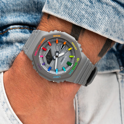 G-Shock CasiOak Grey Rainbow