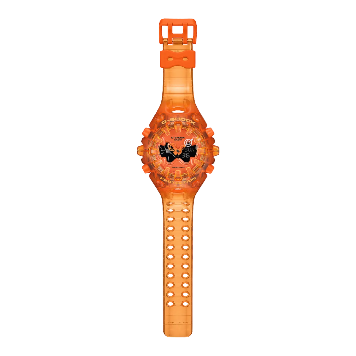 G-SHOCK GA-V01SKE-4A Analog-Digital Orange Unisex Shock Resistant Watch