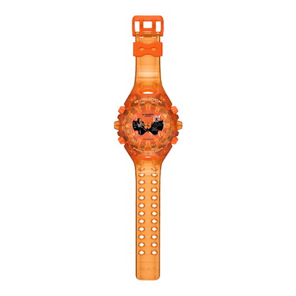 G-SHOCK GA-V01SKE-4A Analog-Digital Orange Unisex Shock Resistant Watch