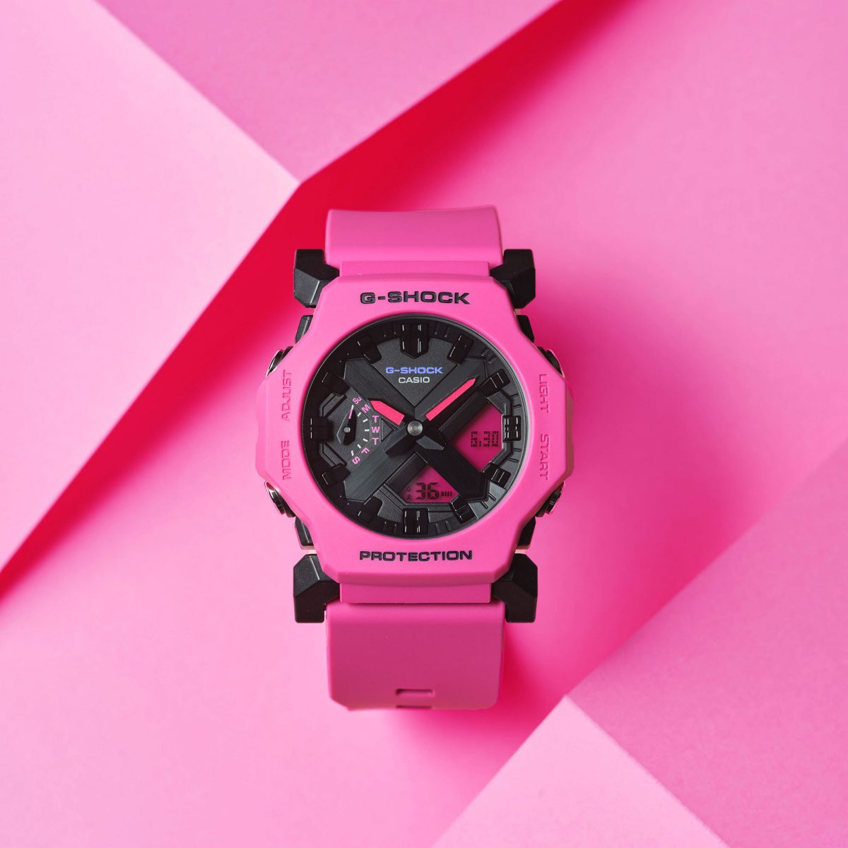 G-SHOCK GA-2300-4A Compact Analog-Digital Watch Pink