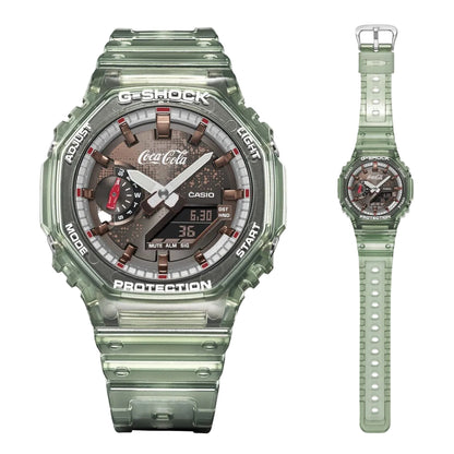Casio G‑Shock GA‑2100CC‑3A Watch Coca‑Cola Bottle Green Edition