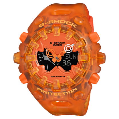 G-SHOCK GA-V01SKE-4A Analog-Digital Orange Unisex Shock Resistant Watch
