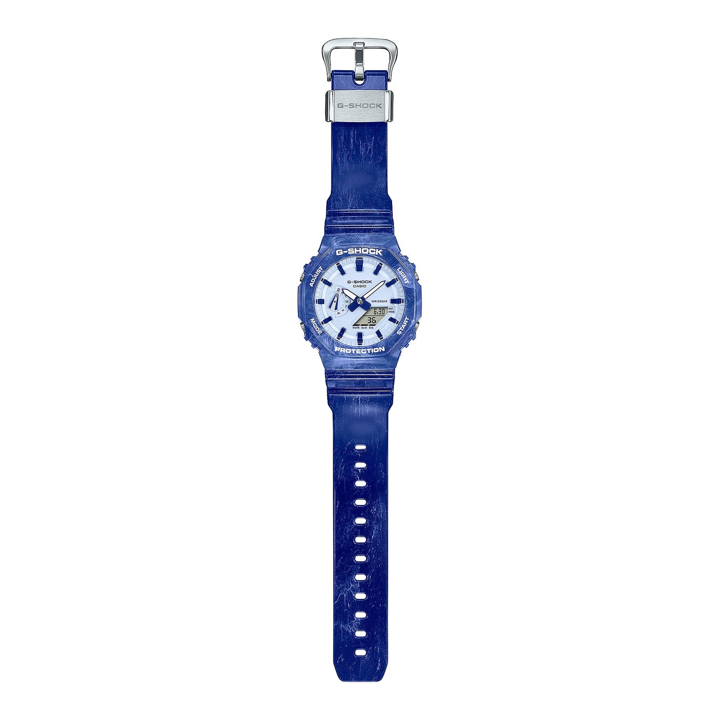 G-SHOCK GA2100BWP-2A Blue Porcelain Watch