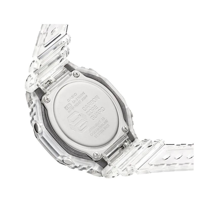 gshock GA2100SKE-7A transparent mens anadigi watch