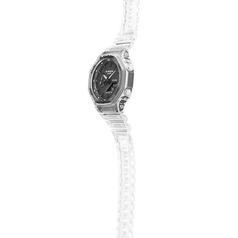 gshock GA2100SKE-7A transparent mens anadigi watch